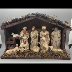 Porcelain Nativity Scene
